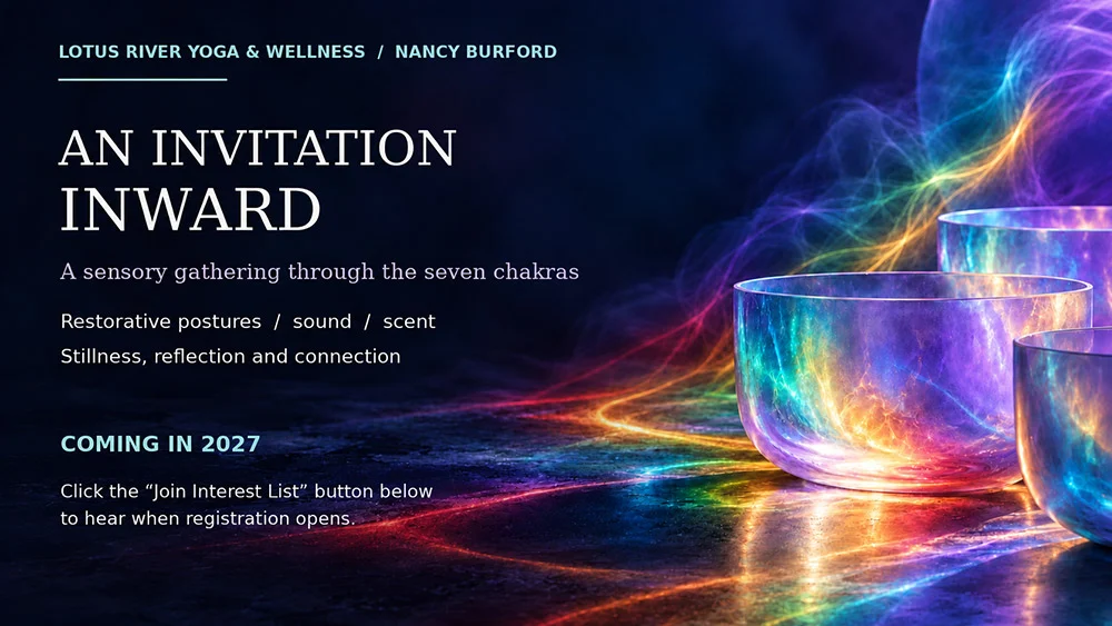 An invitation Inward - a one-time introductory yoga event